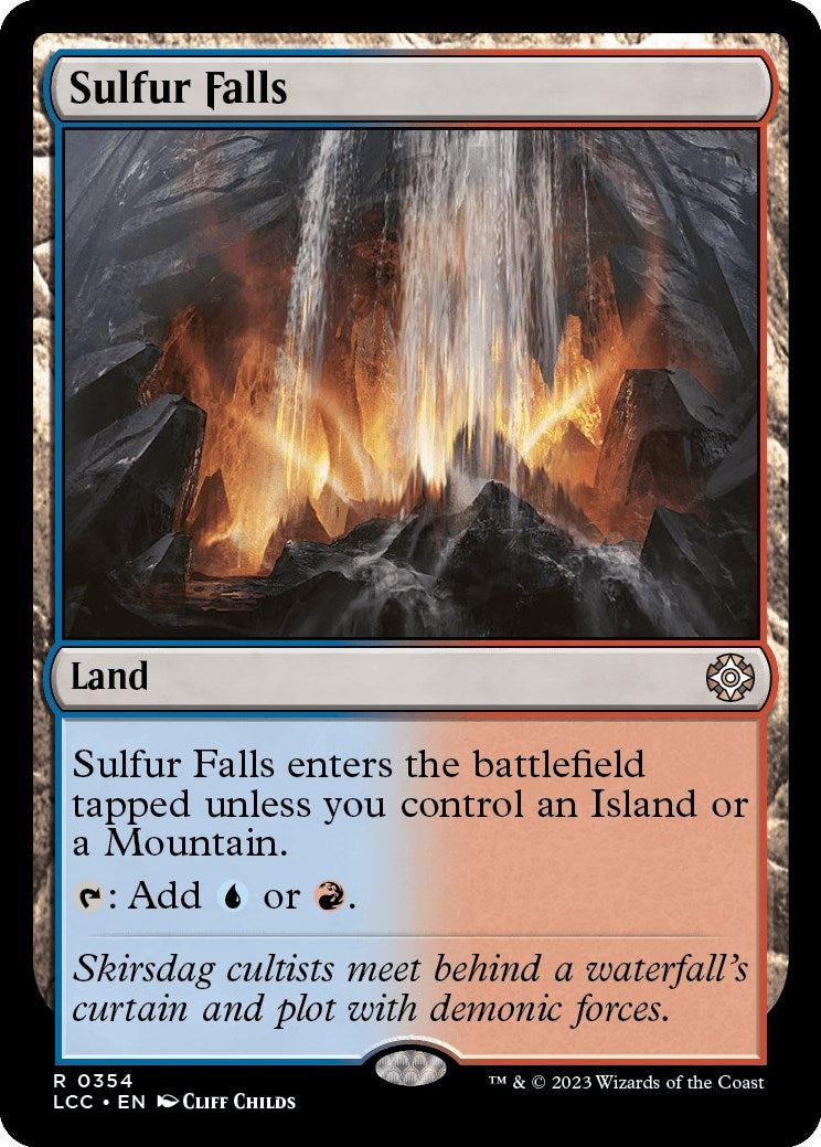 Image for Sulfur Falls (354) (LCC) - Magic: The Gathering