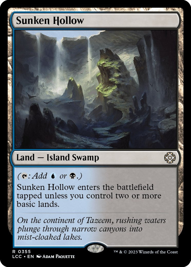 Image for Sunken Hollow (355) (LCC) - Magic: The Gathering