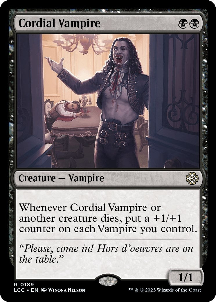 Image for Cordial Vampire (189) (LCC) - Magic: The Gathering