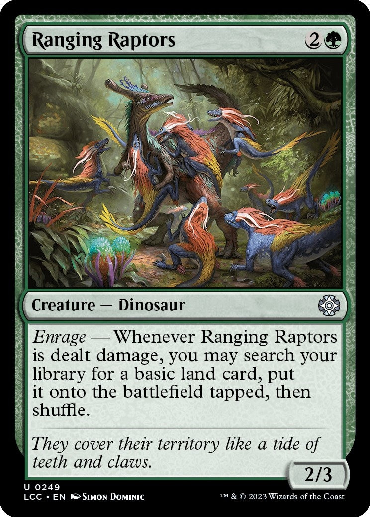 Image for Ranging Raptors (249) (LCC) - Magic: The Gathering