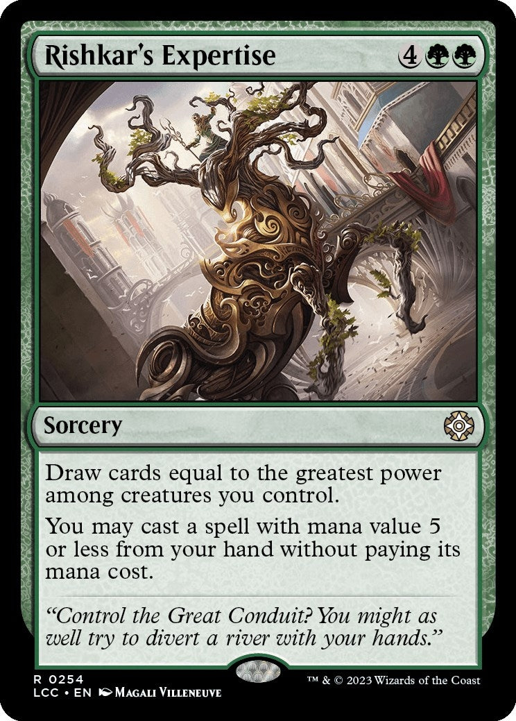 Image for Rishkar's Expertise (254) (LCC) - Magic: The Gathering