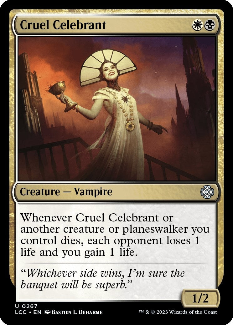 Image for Cruel Celebrant (267) (LCC) - Magic: The Gathering