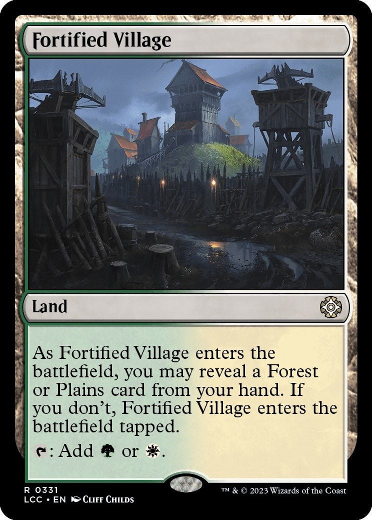 Image for Fortified Village (331) (LCC) - Magic: The Gathering