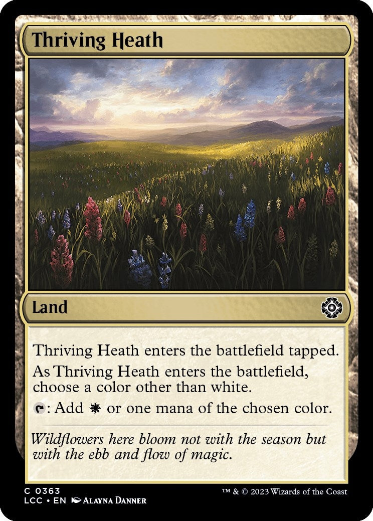 Image for Thriving Heath (363) (LCC) - Magic: The Gathering
