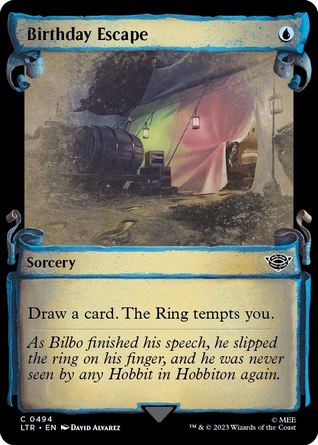 Image for Birthday Escape (Showcase Scrolls) (494) (LTR) - Magic: The Gathering