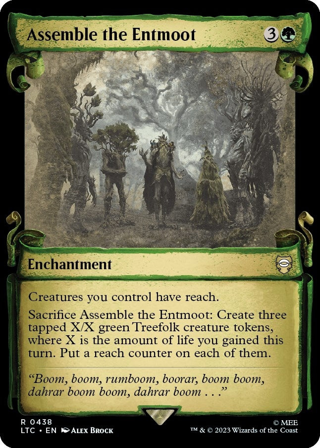 Image for Assemble the Entmoot (Showcase Scrolls) (438) (LTC) - Magic: The Gathering