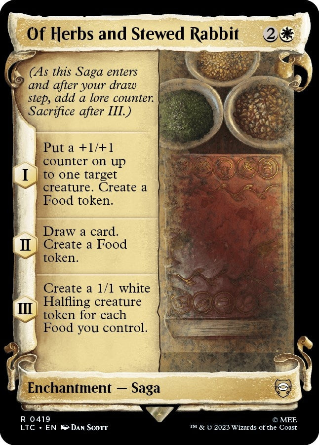 Image for Of Herbs and Stewed Rabbit (Showcase Scrolls) (419) (LTC) - Magic: The Gathering