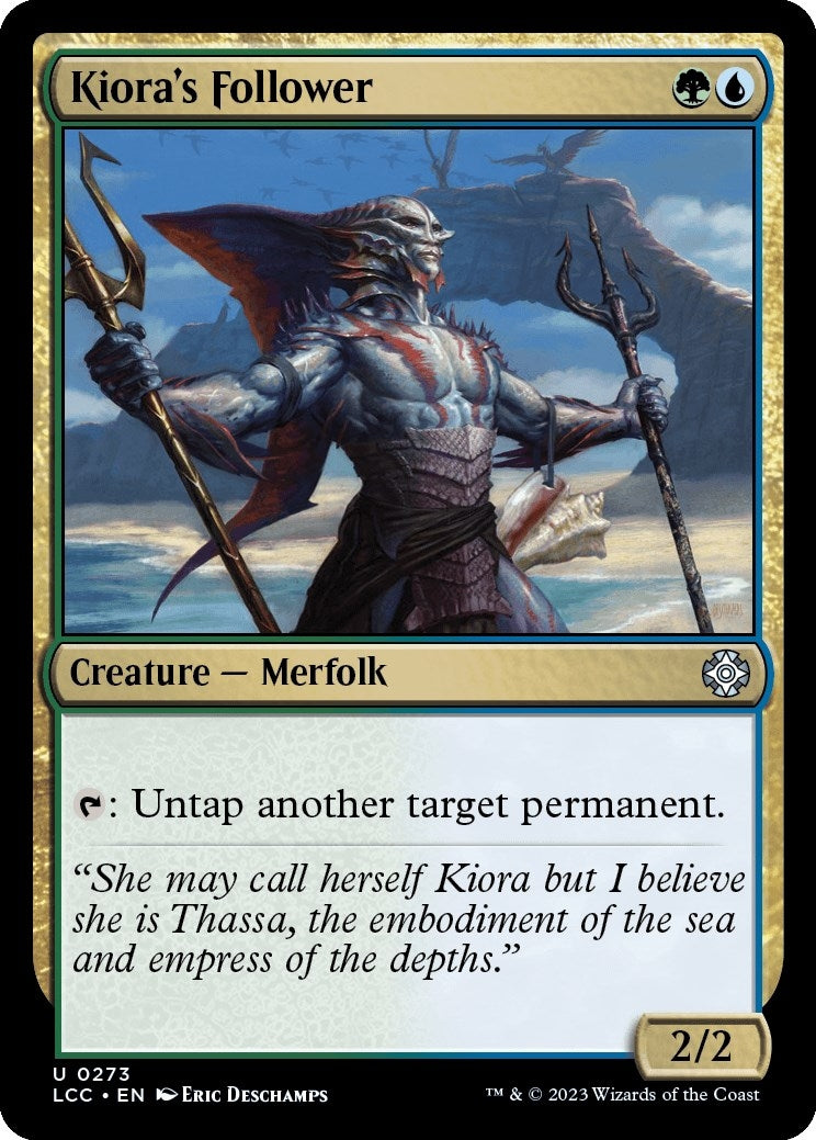 Image for Kiora's Follower (273) (LCC) - Magic: The Gathering