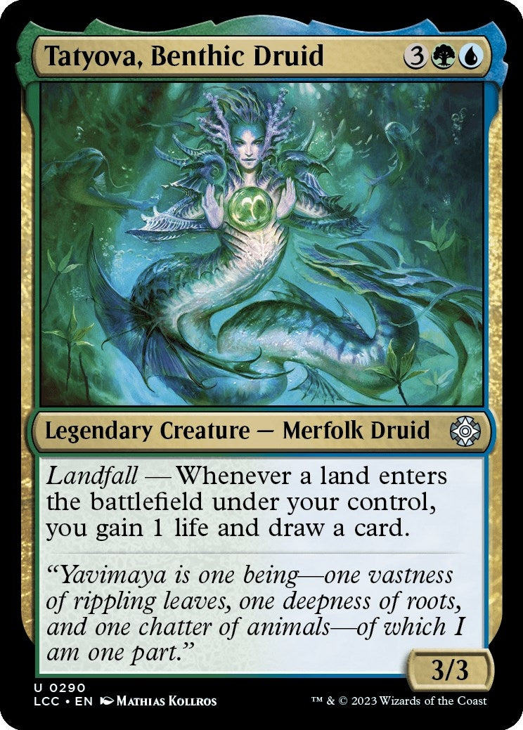 Image for Tatyova, Benthic Druid (290) (LCC) - Magic: The Gathering