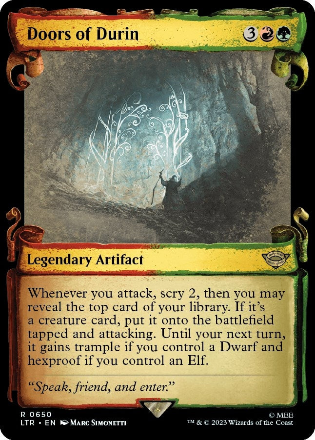 Image for Doors of Durin (Showcase Scrolls) (650) (LTR) - Magic: The Gathering