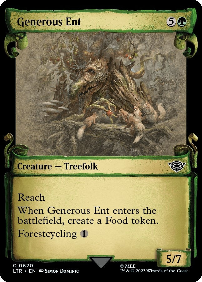 Image for Generous Ent (Showcase Scrolls) (620) (LTR) - Magic: The Gathering