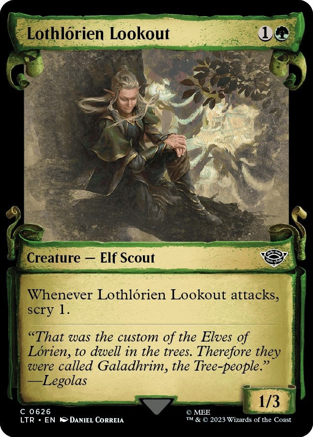 Image for Lothlorien Lookout (Showcase Scrolls) (626) (LTR) - Magic: The Gathering