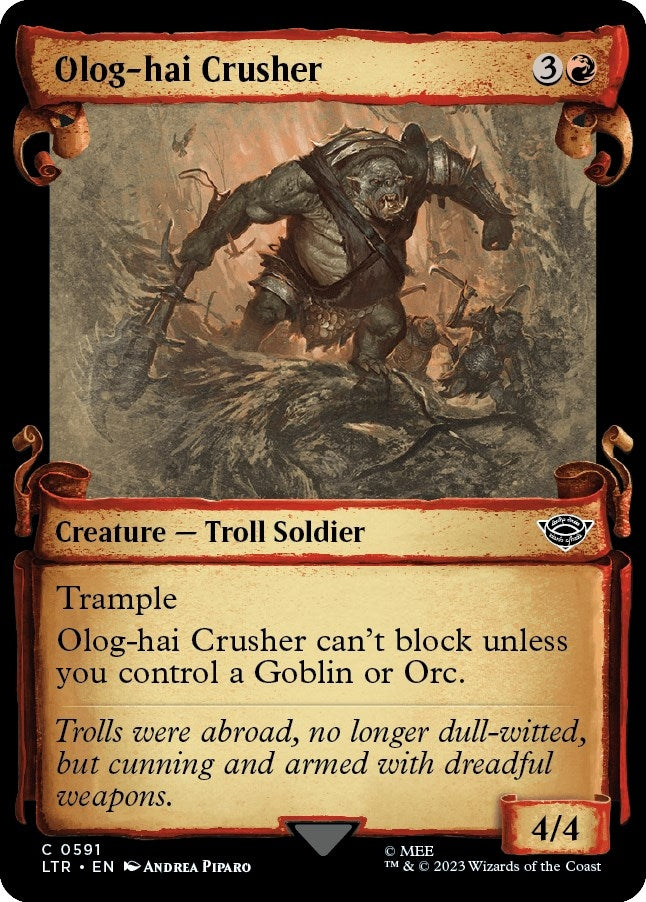 Image for Olog-hai Crusher (Showcase Scrolls) (591) (LTR) - Magic: The Gathering