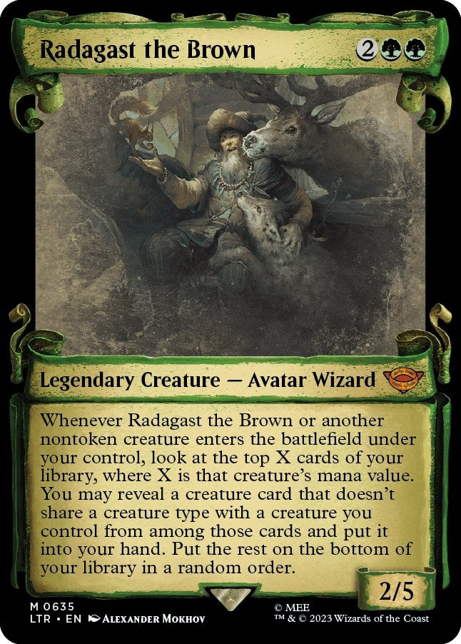 Image for Radagast the Brown (Showcase Scrolls) (635) (LTR) - Magic: The Gathering