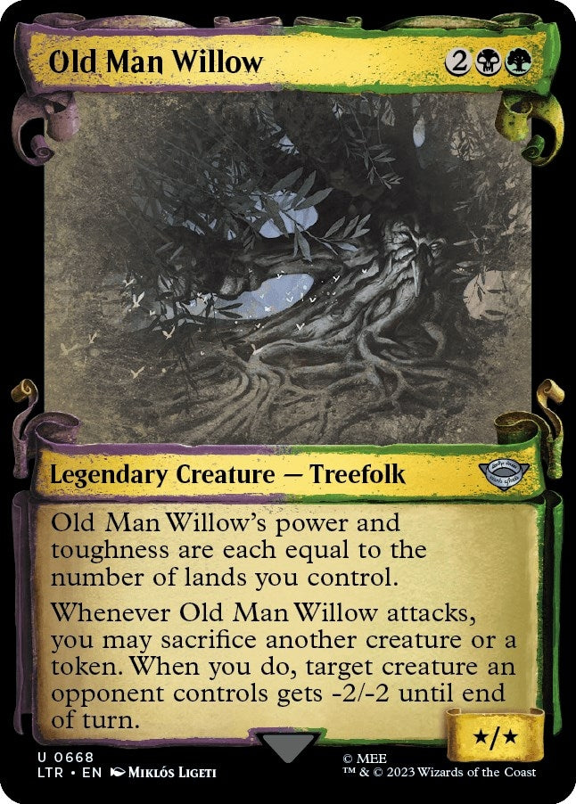 Image for Old Man Willow (Showcase Scrolls) (668) (LTR) - Magic: The Gathering