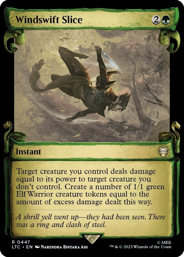 Image for Windswift Slice (Showcase Scrolls) (447) (LTC) - Magic: The Gathering