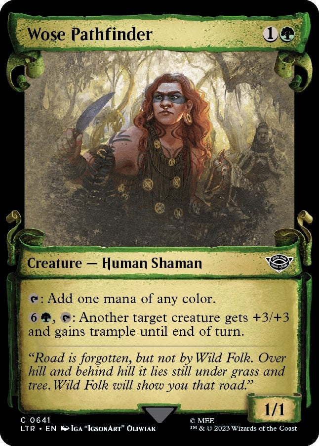 Image for Wose Pathfinder (Showcase Scrolls) (641) (LTR) - Magic: The Gathering