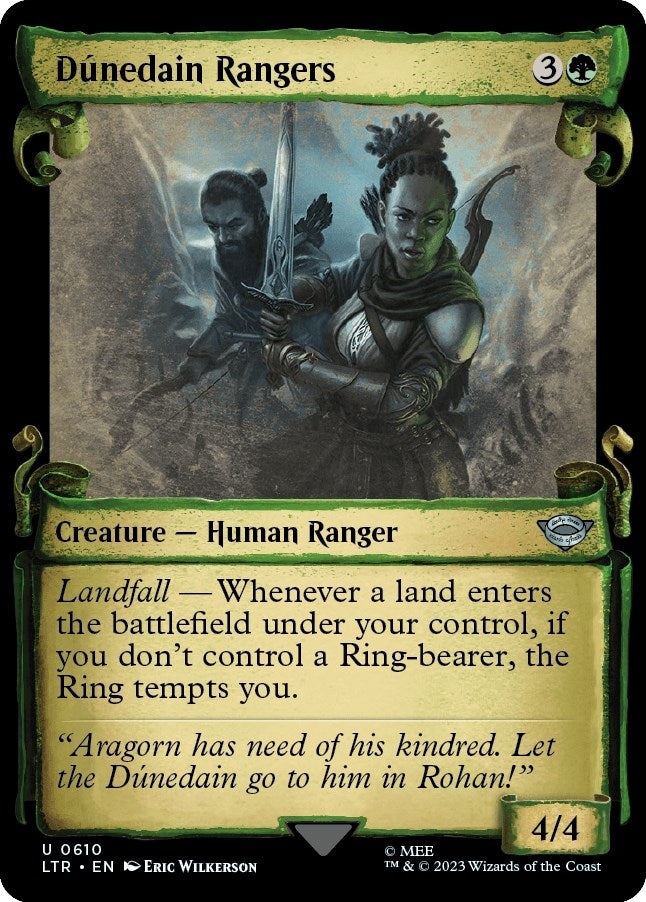 Image for Dunedain Rangers (Showcase Scrolls) (610) (LTR) - Magic: The Gathering