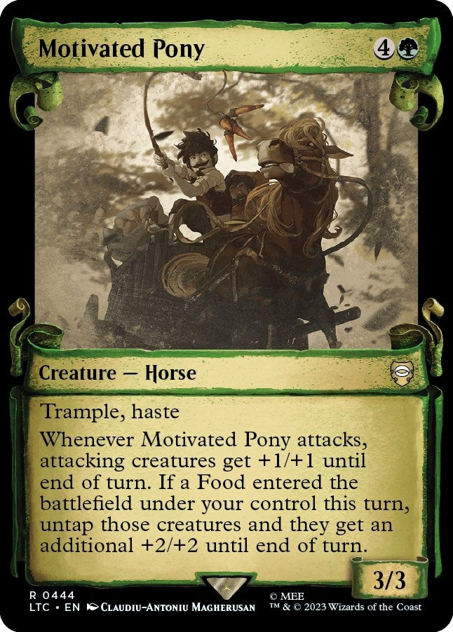 Image for Motivated Pony (Showcase Scrolls) (444) (LTC) - Magic: The Gathering