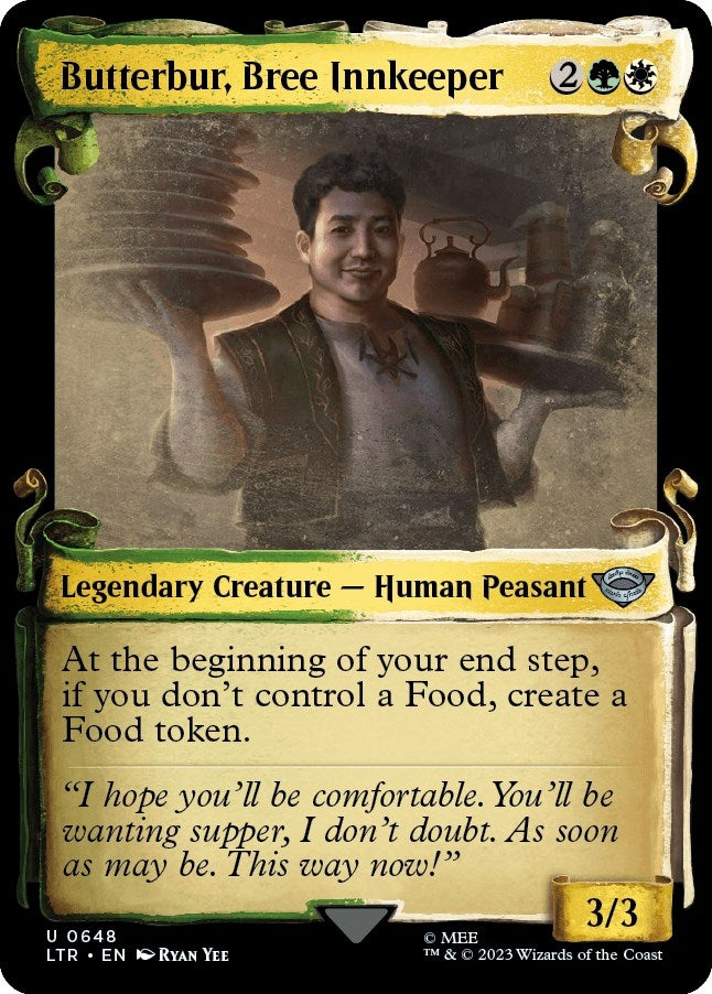 Image for Butterbur, Bree Innkeeper (Showcase Scrolls) (648) (LTR) - Magic: The Gathering