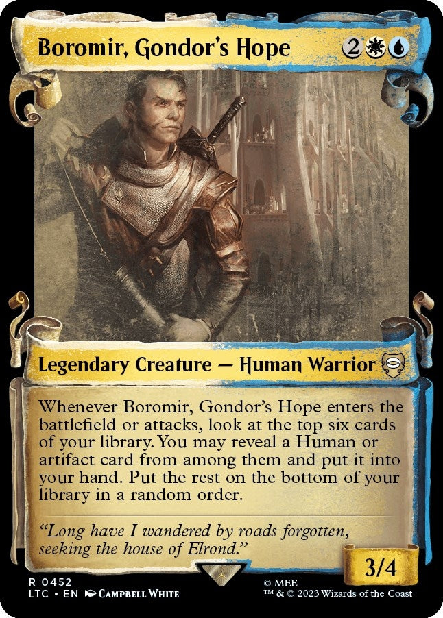 Image for Boromir, Gondor's Hope (Showcase Scrolls) (452) (LTC) - Magic: The Gathering
