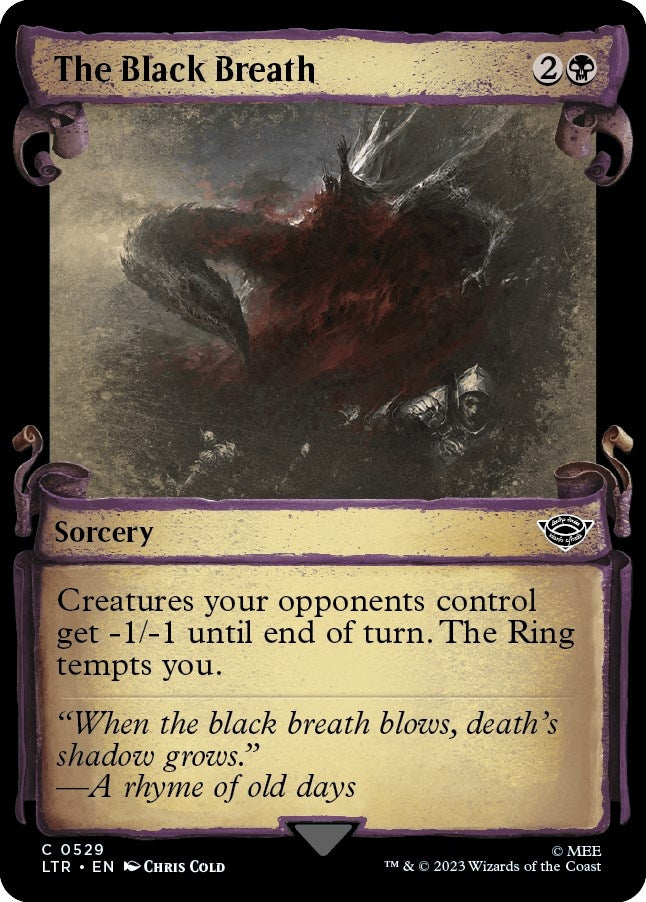 Image for The Black Breath (Showcase Scrolls) (529) (LTR) - Magic: The Gathering