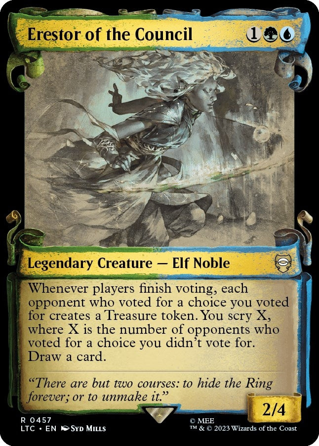 Image for Erestor of the Council (Showcase Scrolls) (457) (LTC) - Magic: The Gathering