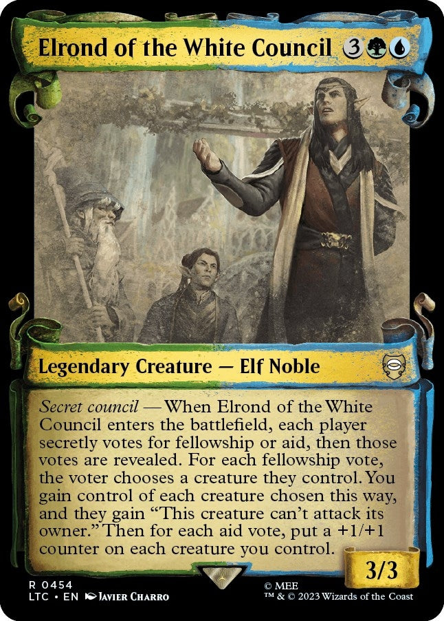 Image for Elrond of the White Council (Showcase Scrolls) (454) (LTC) - Magic: The Gathering