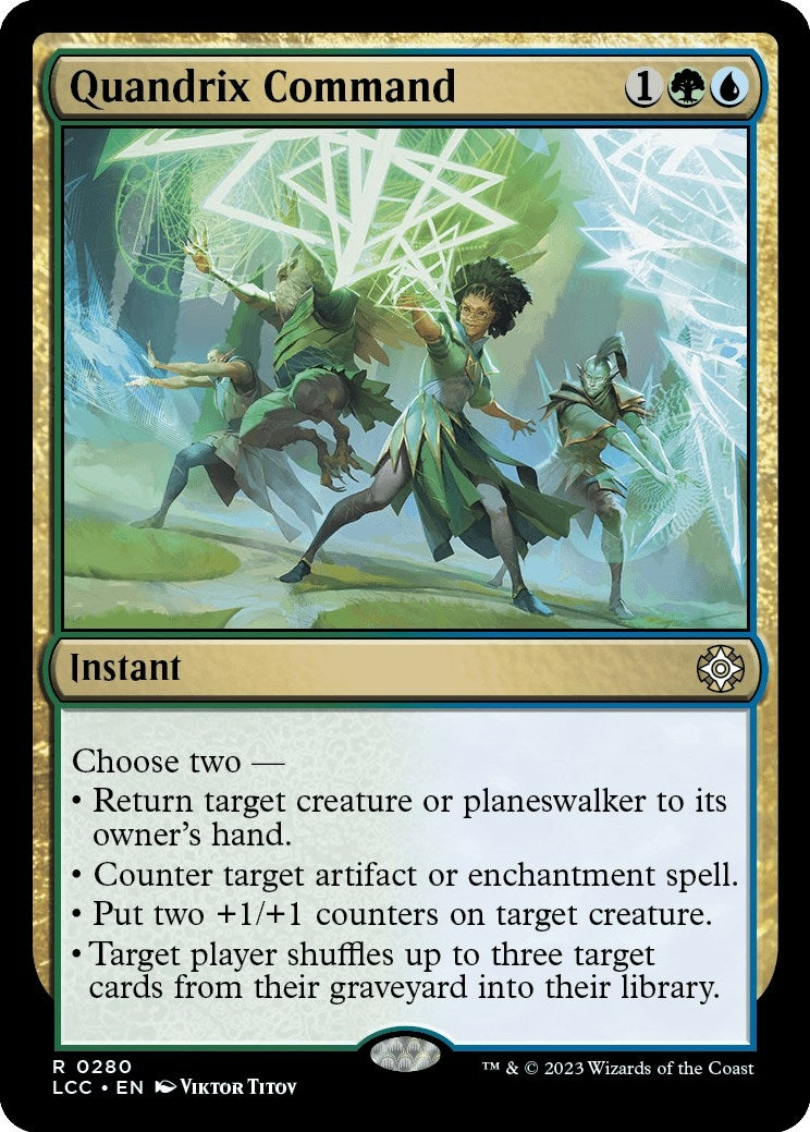 Image for Quandrix Command (280) (LCC) - Magic: The Gathering