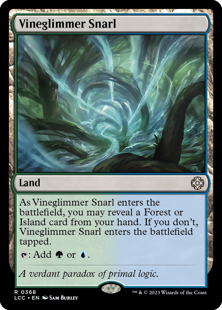 Image for Vineglimmer Snarl (368) (LCC) - Magic: The Gathering