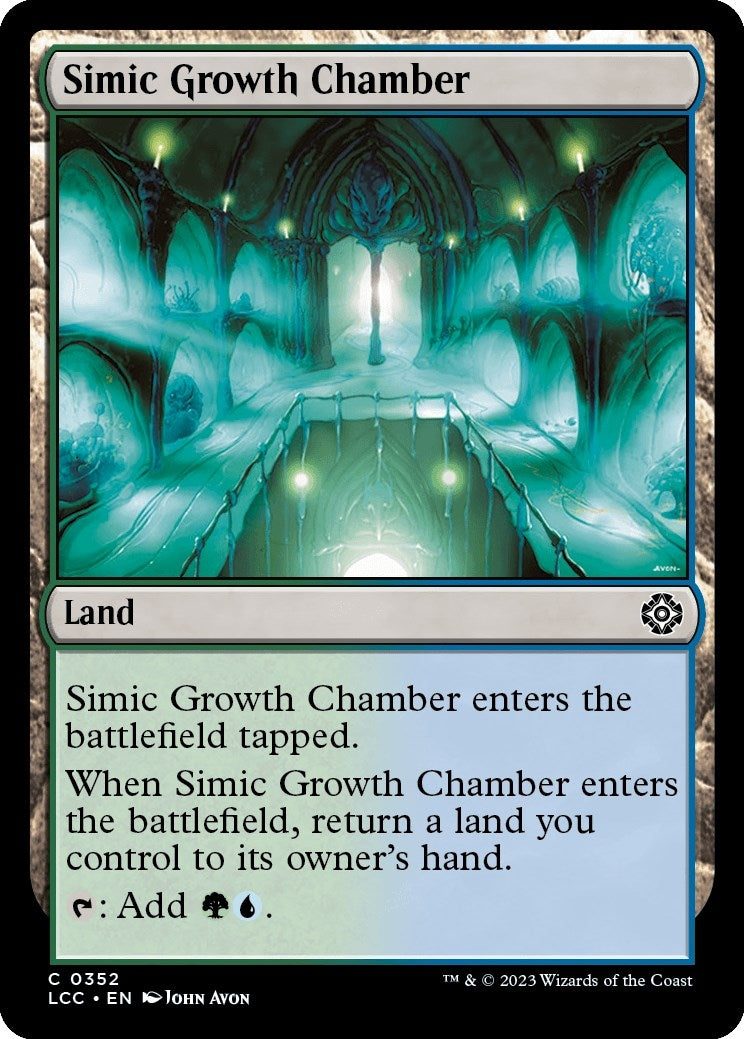 Image for Simic Growth Chamber (352) (LCC) - Magic: The Gathering