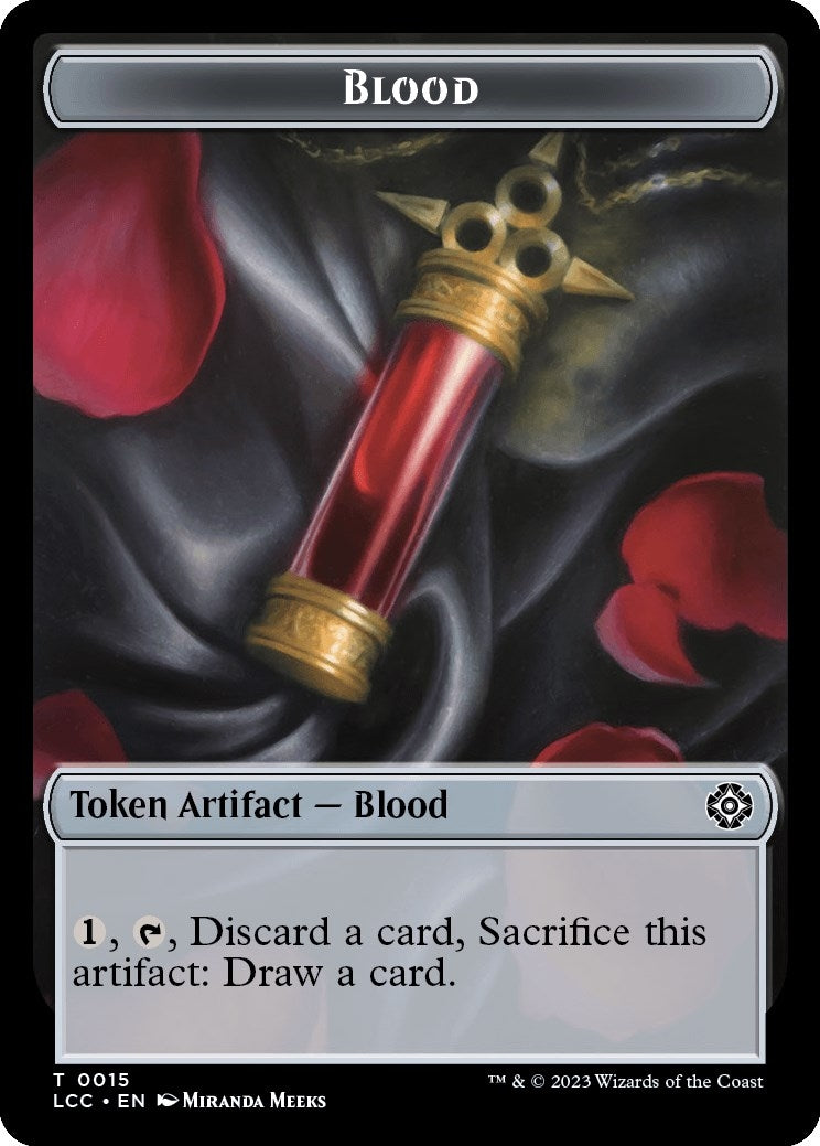 Image for Blood // Vampire (0004) Double-Sided Token (15 // 4) (LCC) - Magic: The Gathering