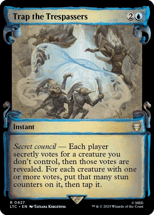 Image for Trap the Trespassers (Showcase Scrolls) (427) (LTC) - Magic: The Gathering