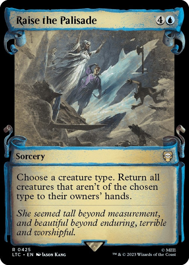 Image for Raise the Palisade (Showcase Scrolls) (425) (LTC) - Magic: The Gathering