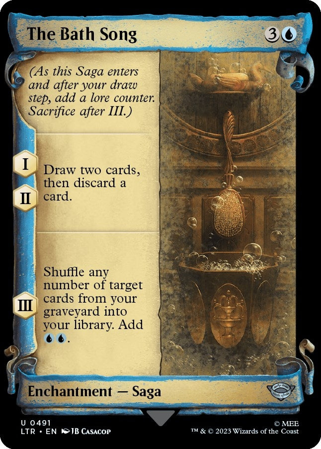 Image for The Bath Song (Showcase Scrolls) (491) (LTR) - Magic: The Gathering