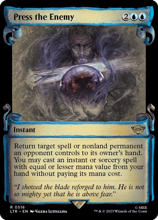 Image for Press the Enemy (Showcase Scrolls) (516) (LTR) - Magic: The Gathering