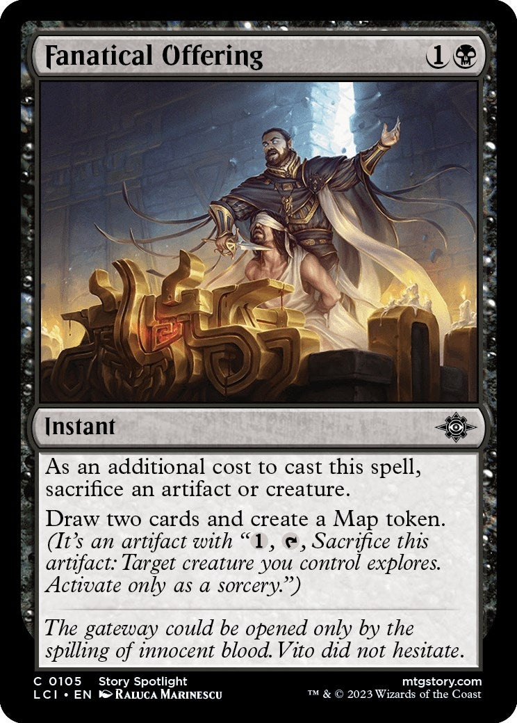 Image for Fanatical Offering (105) (LCI) - Magic: The Gathering
