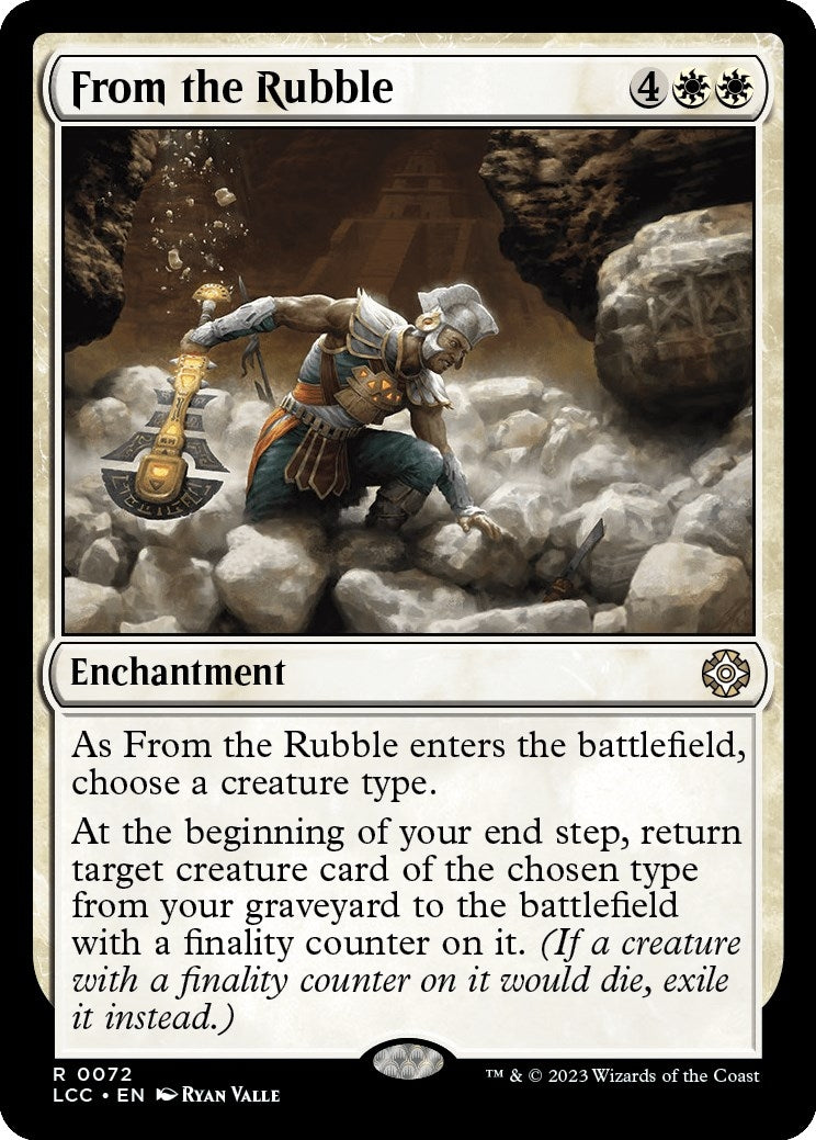 Image for From the Rubble (72) (LCC) - Magic: The Gathering