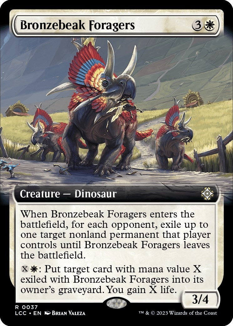 Image for Bronzebeak Foragers (Extended Art) (37) (LCC) - Magic: The Gathering