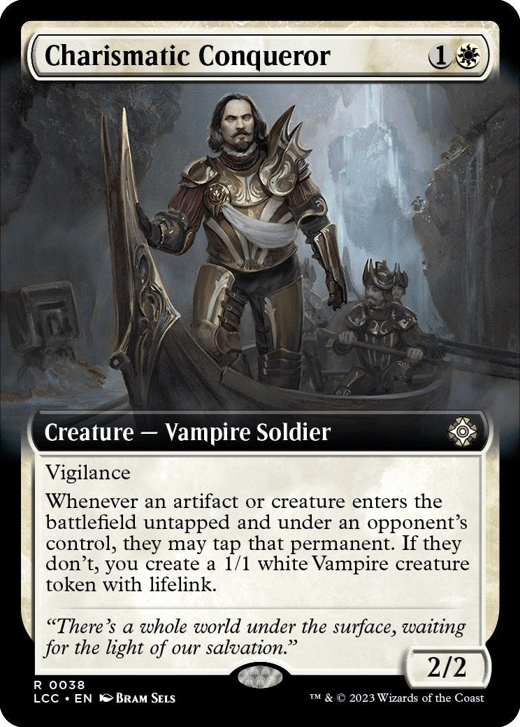 Image for Charismatic Conqueror (Extended Art) (38) (LCC) - Magic: The Gathering