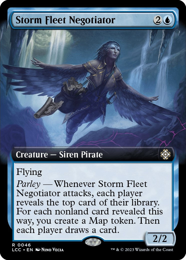 Image for Storm Fleet Negotiator (Extended Art) (46) (LCC) - Magic: The Gathering