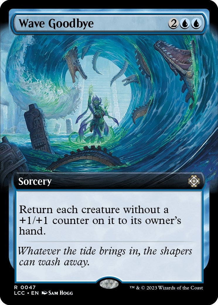 Image for Wave Goodbye (Extended Art) (47) (LCC) - Magic: The Gathering