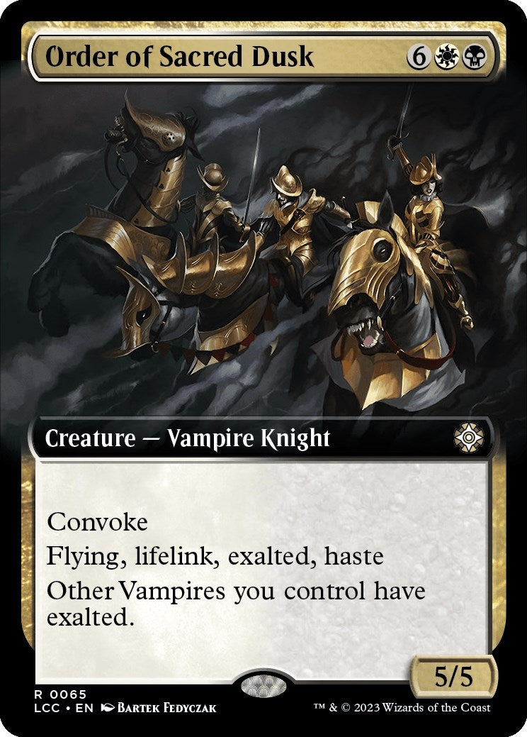 Image for Order of Sacred Dusk (Extended Art) (65) (LCC) - Magic: The Gathering