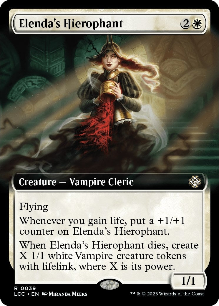 Image for Elenda's Hierophant (Extended Art) (39) (LCC) - Magic: The Gathering