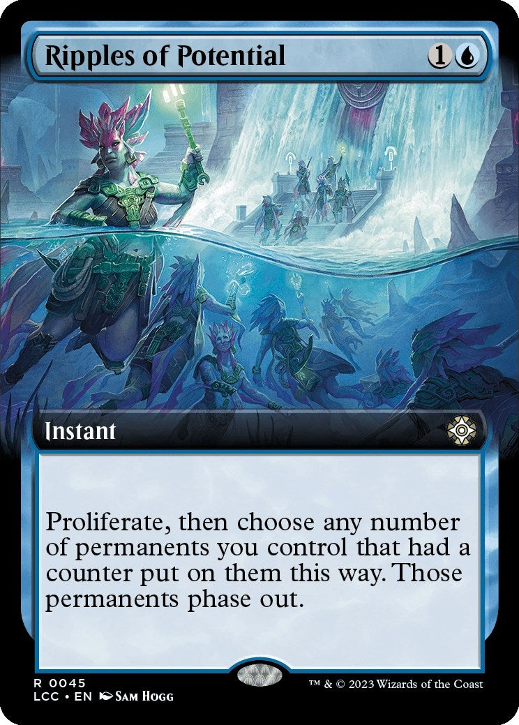 Image for Ripples of Potential (Extended Art) (45) (LCC) - Magic: The Gathering