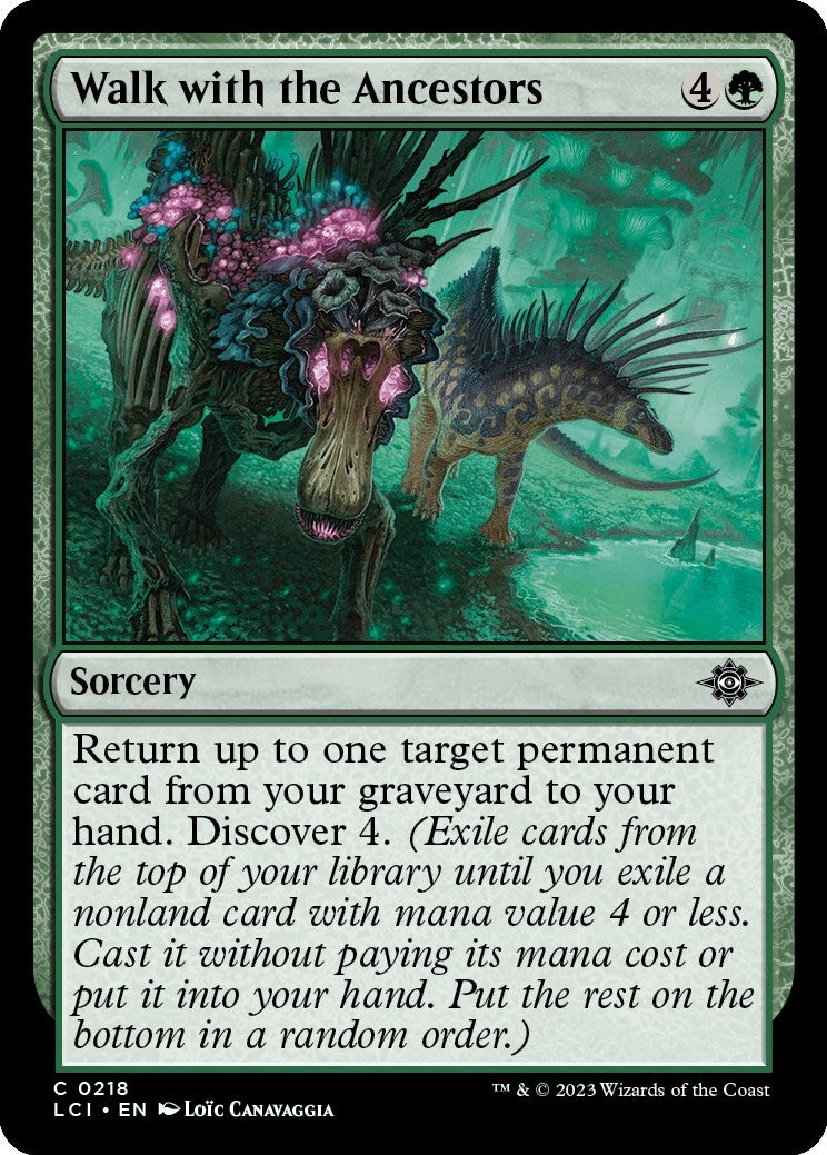 Image for Walk with the Ancestors (218) (LCI) - Magic: The Gathering