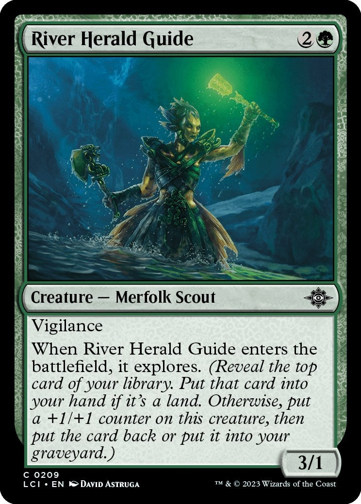 Image for River Herald Guide (209) (LCI) - Magic: The Gathering