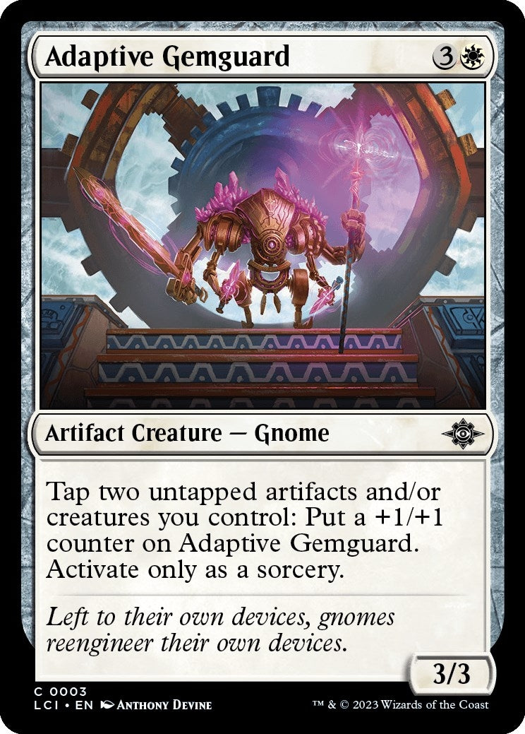Image for Adaptive Gemguard (3) (LCI) - Magic: The Gathering