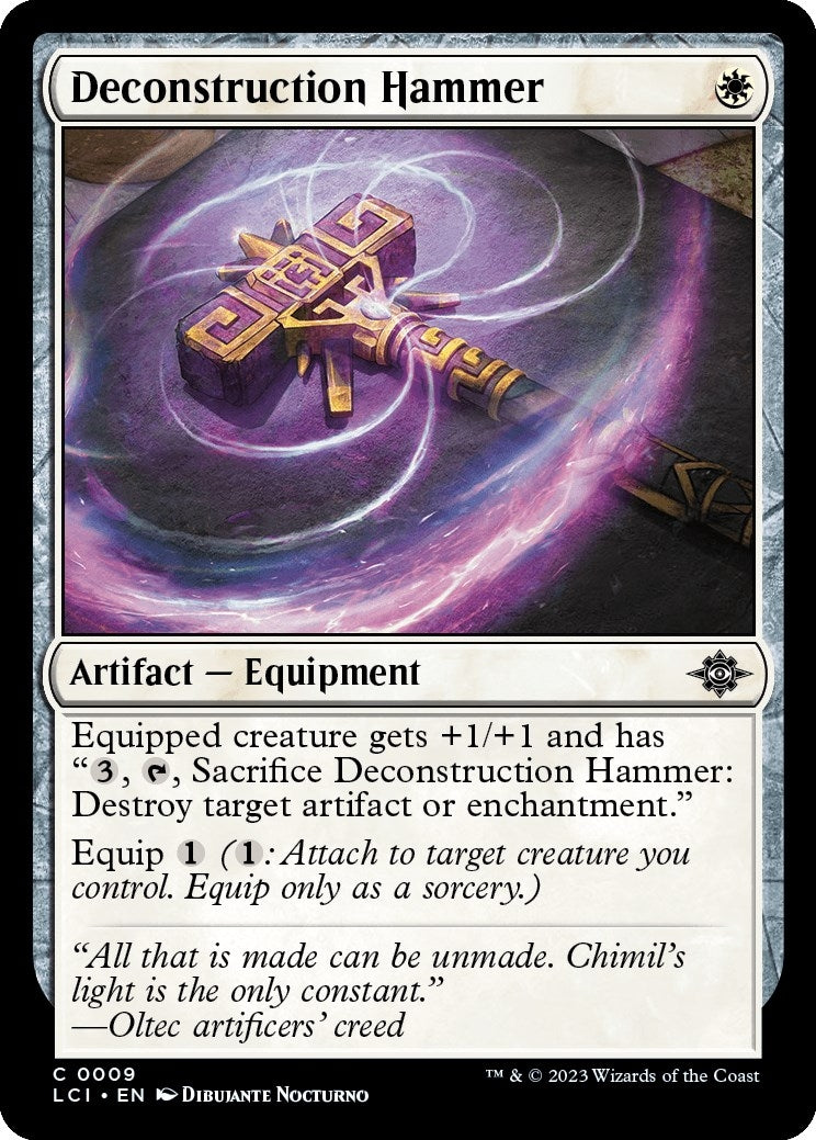 Image for Deconstruction Hammer (9) (LCI) - Magic: The Gathering