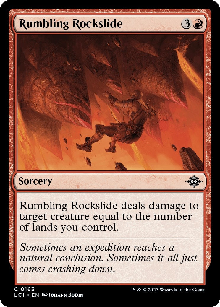 Image for Rumbling Rockslide (163) (LCI) - Magic: The Gathering